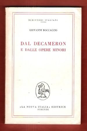 Seller image for Dal Decameron e Dalle Opere Minori for sale by Au vert paradis du livre