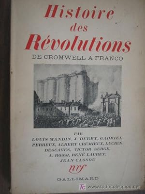 Seller image for HISTOIRE DES RVOLUTIONS for sale by Librera Maestro Gozalbo