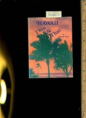 Seller image for Hawaii This in That [culture, biography, Travel Tips, Insider guide] for sale by GREAT PACIFIC BOOKS
