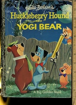 Imagen del vendedor de Hanna Barbera's Huckleberry Hound and Yogi Bear : Huckleberry Hound builds a House / Yogi Bear [2 Stories Bound in One Book, Pictorial children's reader, learning to read, skill building] a la venta por GREAT PACIFIC BOOKS