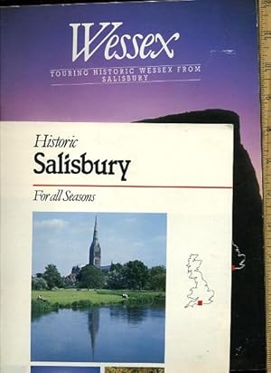 Bild des Verkufers fr Wessex : Touring Historic Wessex from Salisbury / Historic Salisbury for All Seasons [2 Pictorial guides and Maps for Traveling Thru England, United Kingdom, Britian, Historic Houses, Gardens, Castles, Countryside, with maps] zum Verkauf von GREAT PACIFIC BOOKS