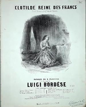 Seller image for Clotilde Reine des Francs. Scne dramatique pr. voix de soprano for sale by Paul van Kuik Antiquarian Music