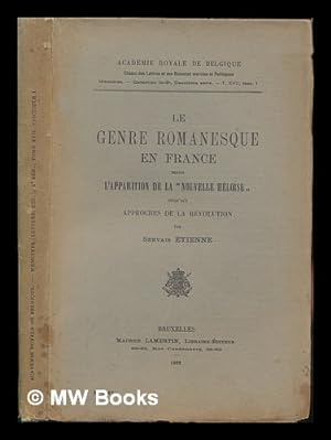 Le Genre Romanesque En France : Dequis L'Apparition De La 