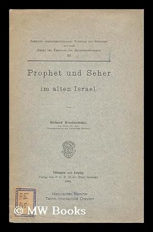 Immagine del venditore per Prophet Und Seher Im Alten Israel venduto da MW Books