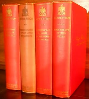 Bild des Verkufers fr PLAYS BY CLYDE FITCH - MEMORIAL EDITION - COMPLETE (4) VOLUME SET zum Verkauf von dC&A Books