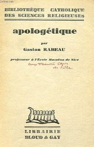 Seller image for APOLOGETIQUE for sale by Le-Livre