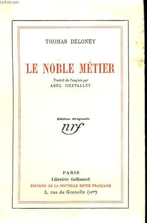 Bild des Verkufers fr LE NOBLE METIER. zum Verkauf von Le-Livre