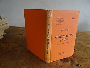 Imagen del vendedor de Manuel De Manoeuvres de Force du Gnie a la venta por librairie ESKAL