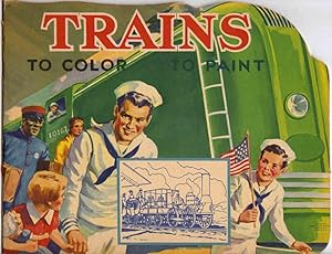 Trains to Color to Paint