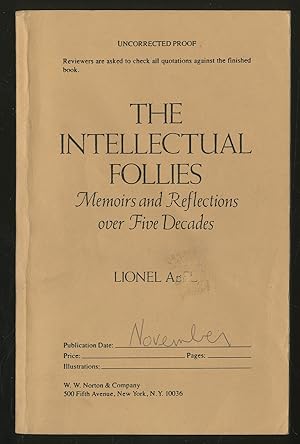 Bild des Verkufers fr The Intellectual Follies zum Verkauf von Between the Covers-Rare Books, Inc. ABAA