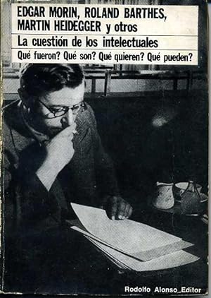 Seller image for La cuestin de los intelectuales. for sale by DEL SUBURBIO  LIBROS- VENTA PARTICULAR