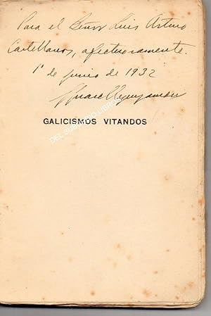 Imagen del vendedor de GALICISMOS VITANDOS a la venta por DEL SUBURBIO  LIBROS- VENTA PARTICULAR