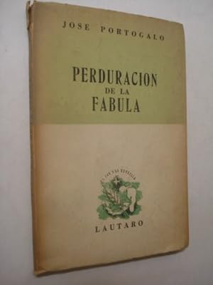 Immagine del venditore per Perduracin de la Fbula venduto da DEL SUBURBIO  LIBROS- VENTA PARTICULAR