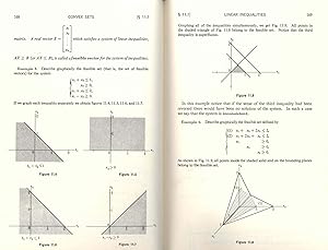 Image du vendeur pour An introduction to matrices, vectors, and linear programming. [Introduction to matrices -- Introduction to vectors -- Mathematical systems -- Special matrices -- Determinants -- The inverse matrix -- Elementary matrix transformations -- Systems of linear equations -- Vector spaces -- Linear transformations -- Convex sets -- Linear programming -- The dual problem -- Introduction to the simplex method -- Degeneracy] mis en vente par Joseph Valles - Books