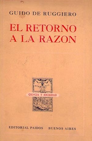 Imagen del vendedor de EL RETORNO A LA RAZON a la venta por Buenos Aires Libros