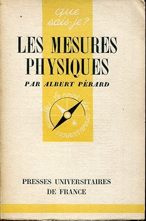 Bild des Verkufers fr Les mesures physiques zum Verkauf von Sylvain Par