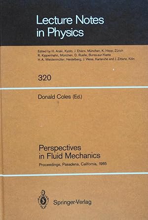 Seller image for Perspectives in Fluid Mechanics: Proceedings of a Symposium Held on the Occasion of the 70th Birthday of Hans Wolfgang Liepmann Pasadena, California, for sale by School Haus Books