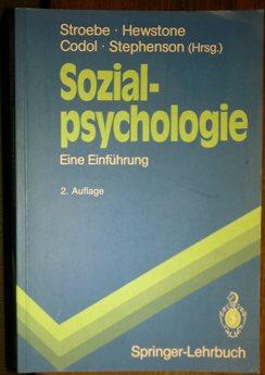 Sozialpsychologie. Eine Einführung.