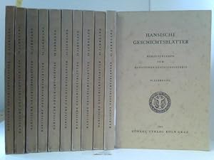 Hansische Geschichtsblätter. Herausgegeben vom Hansischen Geschichtsverein. Jahrgang 76 bis 86 (1...