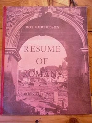 Resume of Romans.