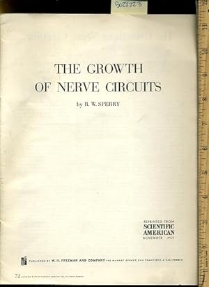 Immagine del venditore per The Growth of Nerve Circuits [essay on the Process of Nerve Repair, Complex Networks and Pathways, Central Nervous System Formed in the Embryo, Sensory nerves] venduto da GREAT PACIFIC BOOKS