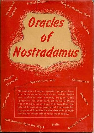 Seller image for Oracles of Nostradamus for sale by First Place Books - ABAA, ILAB