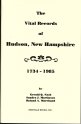 Imagen del vendedor de Vital Records of Hudson, New Hampshire, 1734-1985 a la venta por Storbeck's