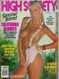HIGH SOCIETY; Special California Blondes Issue Vol. 11, No. 02, June 1986