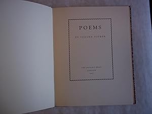 Seller image for Poems. for sale by Carmarthenshire Rare Books