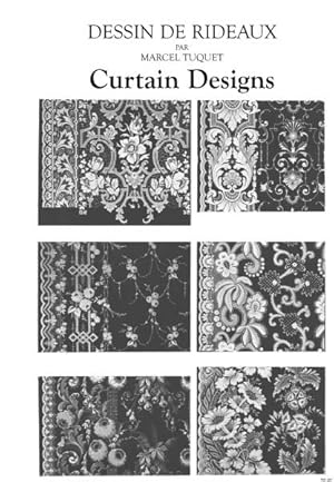 Seller image for DESSIN DE RIDEAUX PAR MARCEL TUQUET CURTAIN DESIGNS for sale by Potterton Books