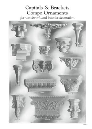 CAPITALS & BRACKETS COMPO ORNAMENTS FOR WOODWORK & INTERIOR DECORATION
