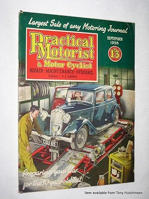 PRACTICAL MOTORIST and MOTOR CYCLIST Repair, Maintenance, Overhaul. Monthly Magazine. September 1...