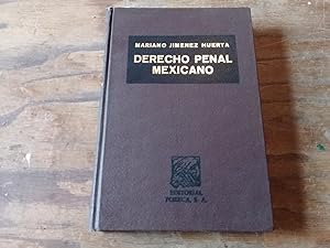 Seller image for Derecho Penal Mexicano. Tomo II. for sale by Librera "Franz Kafka" Mxico.