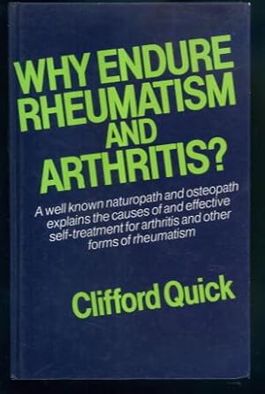 Why Endure Rheumatism and Arthritis?