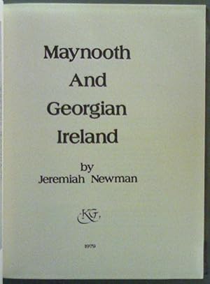 Seller image for Maynooth and Georgian Ireland for sale by Kennys Bookstore