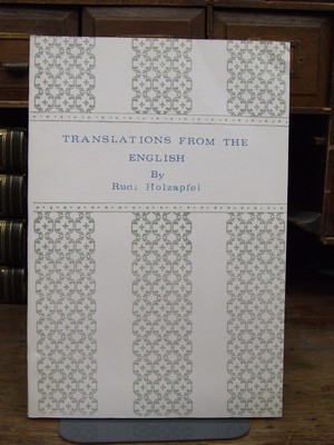 Translations from the English by Rudi Holzapfel: Very Good | Kennys ...