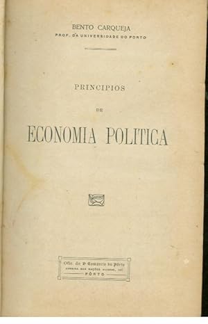 PRICÍPIOS DE ECONOMIA POLÍTICA