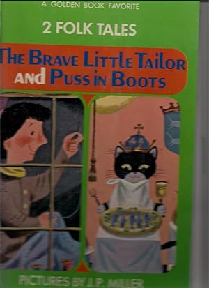 2 Folk Tales-The Brave Little Tailor and Puss in Boots-a Golden Book Favorite