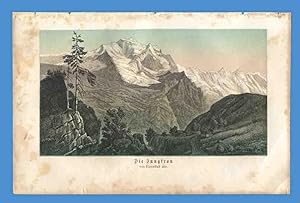 Bild des Verkufers fr Svizzera Die Jungfrau La vergine nelle Alpi Bernesi. zum Verkauf von Studio Bibliografico Imprimatur