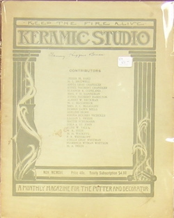 Seller image for Keramic Studio: A Monthly Magazine for the Potter and Decorator for sale by Moe's Books