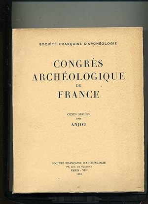 CONGRES ARCHÉOLOGIQUE DE FRANCE . 122e session, 1964, ANJOU.