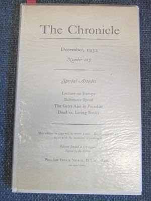 The Chronicle, December, 1932, Number 215