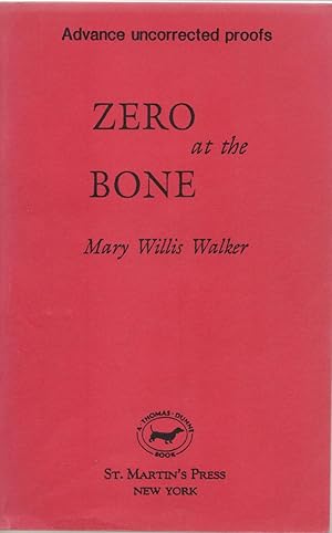 Image du vendeur pour Zero at the Bone [SIGNED] mis en vente par BASEMENT BOOKS