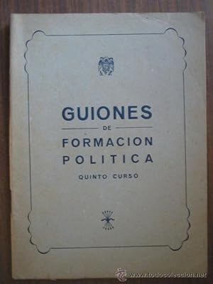 GUIONES DE FORMACIÓN POLÍTICA. QUINTO CURSO.