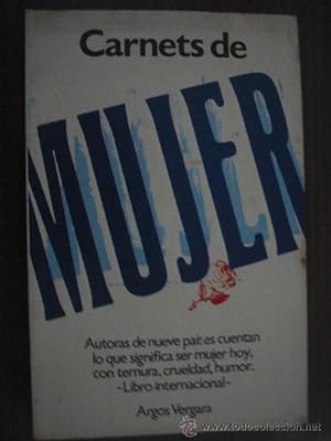 Immagine del venditore per CARNETS DE MUJER venduto da Librera Maestro Gozalbo