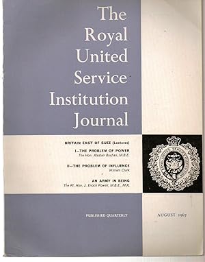 Seller image for The Royal United Service Institution Journal August 1967 for sale by Silver Creek Books & Antiques