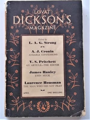 Image du vendeur pour Lovat Dickson's Magazine (April 1935, Volume 4 No. 4): A Magazine for Thoughtful People mis en vente par Bloomsbury Books