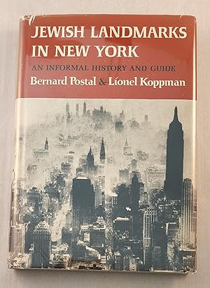 Bild des Verkufers fr Jewish Landmarks In New York An Informal History And Guide zum Verkauf von WellRead Books A.B.A.A.