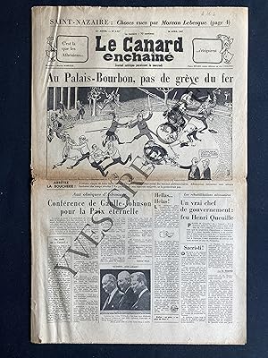 LE CANARD ENCHAINE-N°2427-26 AVRIL 1967