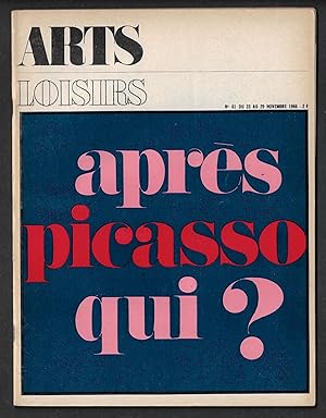 Image du vendeur pour ARTS LOISIRS N 61 du 23 novembre au 29 1966 -aprs picasso qui ? mis en vente par ART...on paper - 20th Century Art Books